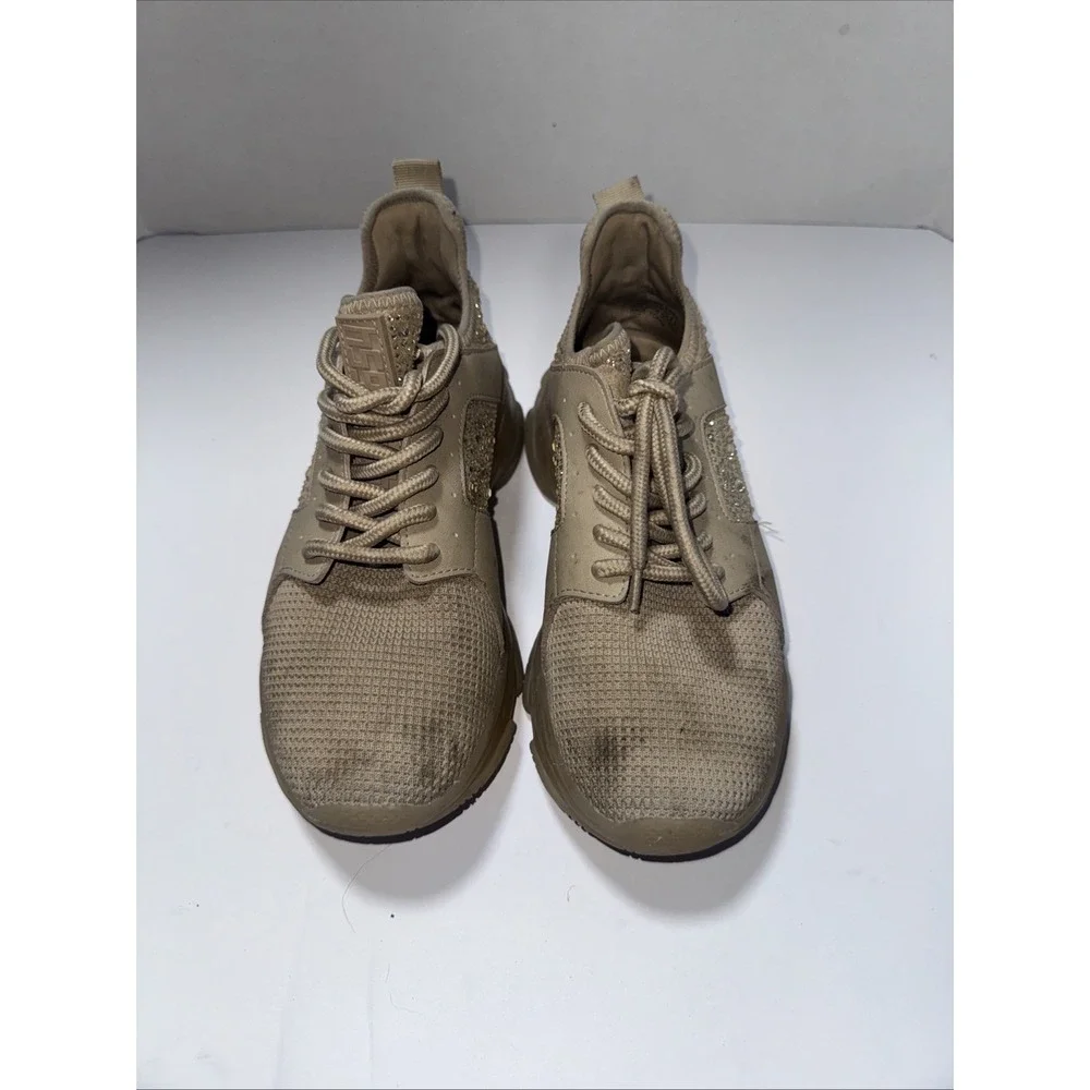 Steve Madden Women Suze 7.5 Tan Sneakers